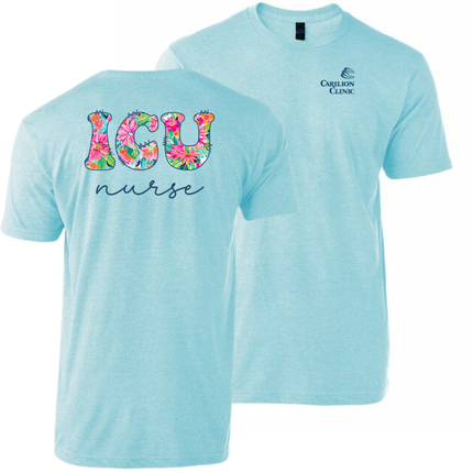 Carilion Clinic - Wish You Were In Hawaii Nurse - Tultex T-Shirt