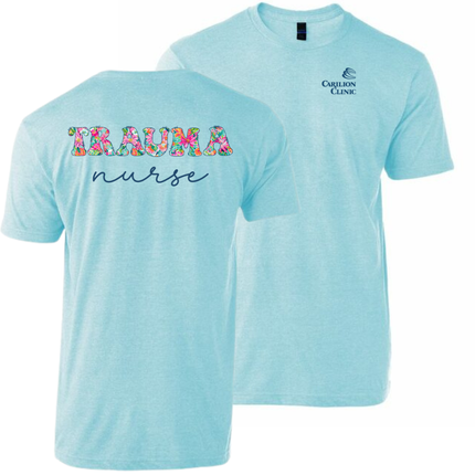 Carilion Clinic - Wish You Were In Hawaii Nurse - Tultex T-Shirt