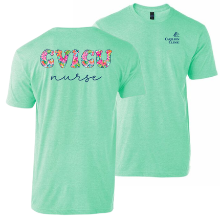 Carilion Clinic - Wish You Were In Hawaii Nurse - Tultex T-Shirt