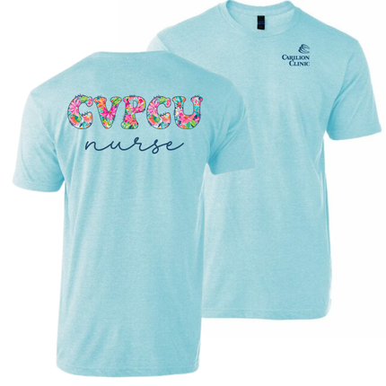 Carilion Clinic - Wish You Were In Hawaii Nurse - Tultex T-Shirt