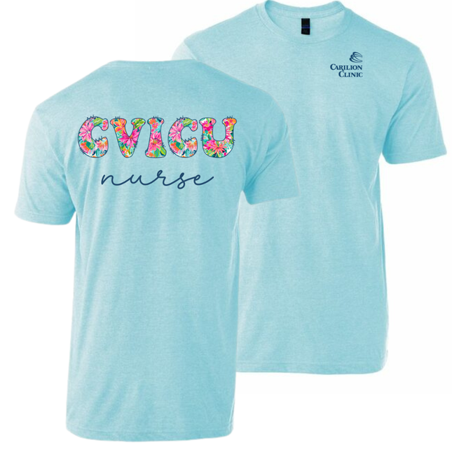 Carilion Clinic - Wish You Were In Hawaii Nurse - Tultex T-Shirt