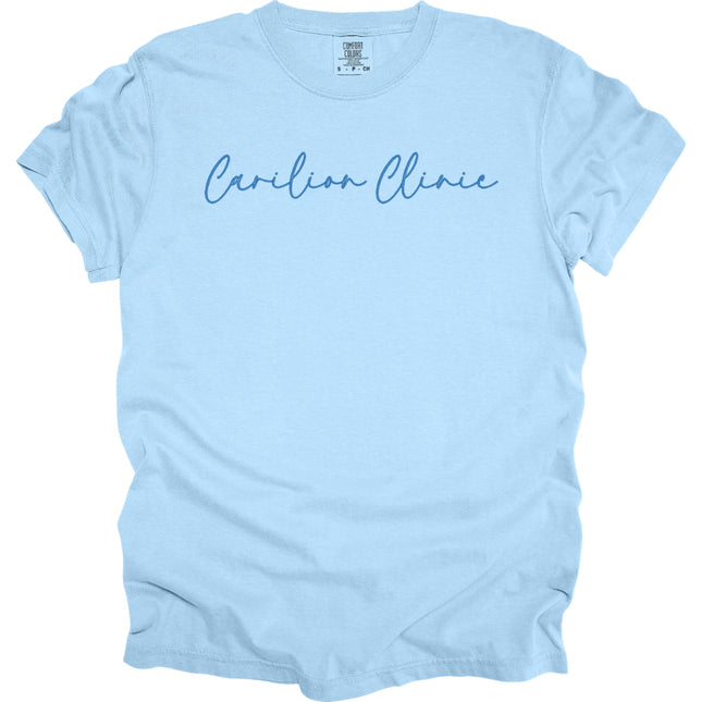 Carilion Clinic Cursive Writing Print - Comfort Colors T-Shirt