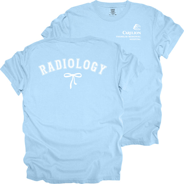 Carilion Clinic Radiology with Bow - Comfort Colors T-Shirt