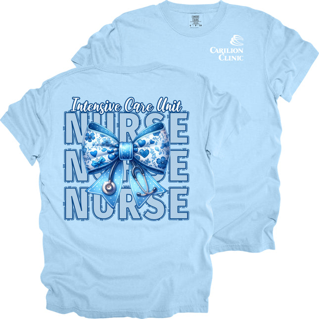 Carilion Clinic Nurse with Blue Bow