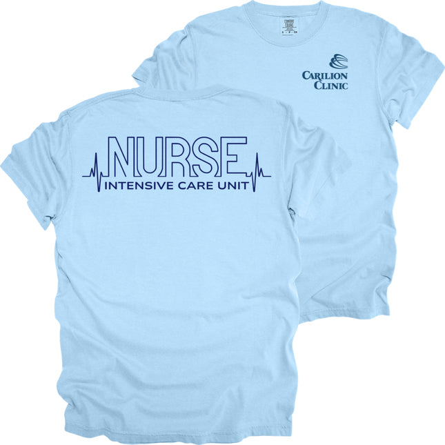 Carilion Clinic Nurse Heartbeat - Comfort Colors T-Shirt