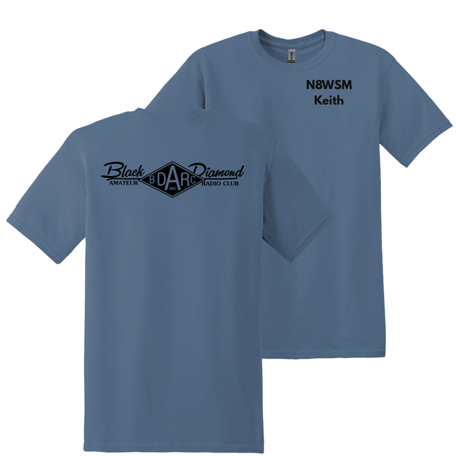 Black Diamond Radio Logo - Gildan T-Shirt