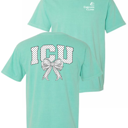 Carilion Clinic White Polka Dot - Comfort Colors T-Shirt