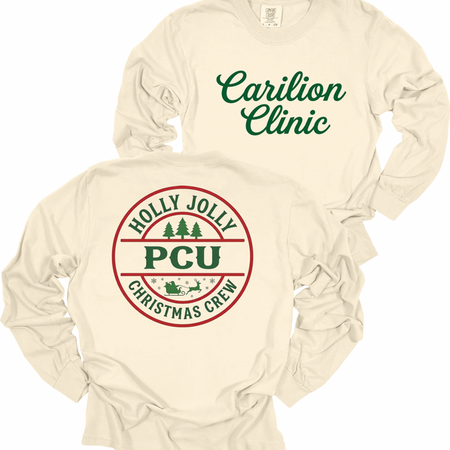 Carilion Clinic Holly Jolly Acute Care Nursing  - Comfort Colors Long Sleeve