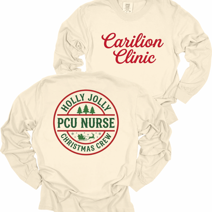 Carilion Clinic Holly Jolly Acute Care Nursing  - Comfort Colors Long Sleeve