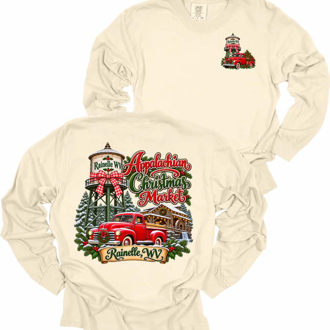Appalachian Christmas Market - Rainelle WV - Comfort Colors Long Sleeve