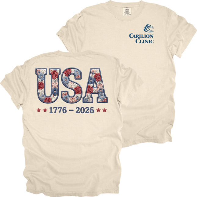 Carilion Clinic America celebration 250 years - Comfort Colors T-Shirt