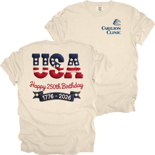 Carilion Clinic America celebration 250 years - Comfort Colors T-Shirt