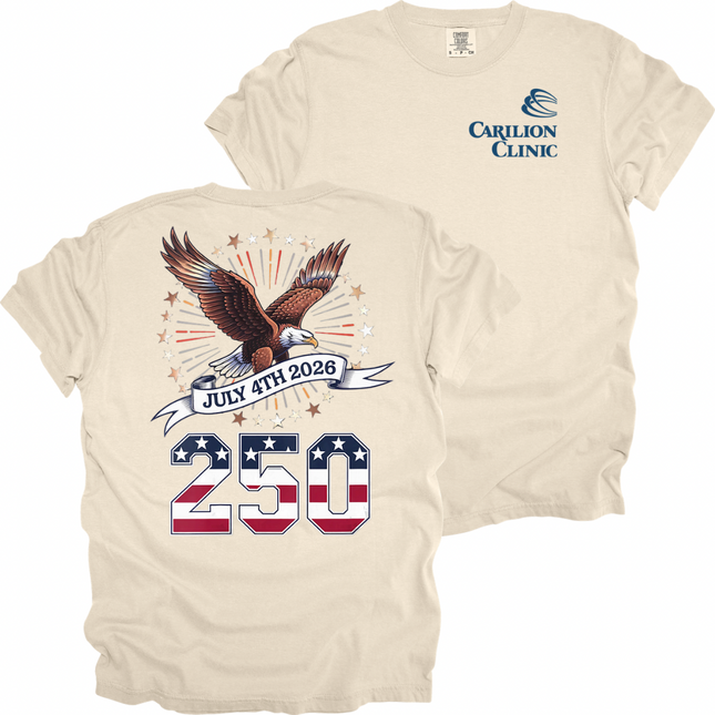 Carilion Clinic America celebration 250 years - Comfort Colors T-Shirt