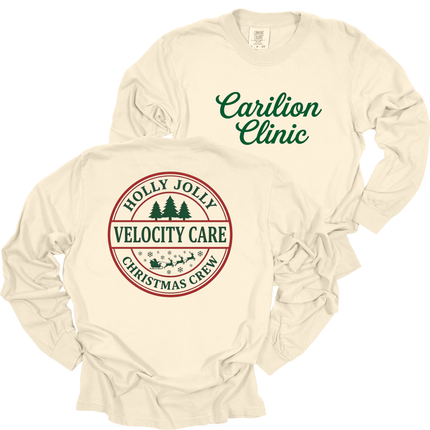Carilion Velocity Care Holly Jolly - Comfort Colors and Tultex Apparel