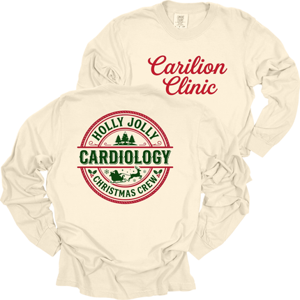 Carilion Clinic Holly Jolly Cardiology - Comfort Colors and Tultex Apparel