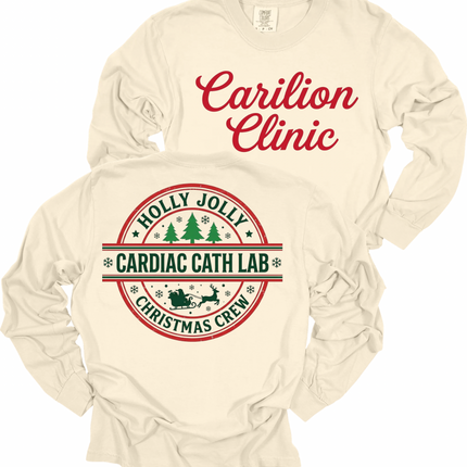 Carilion Clinic Holly Jolly Cath Lab - Comfort Colors and Tultex Apparel