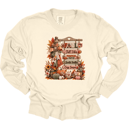 Fall Vibes - Comfort Colors Long Sleeve
