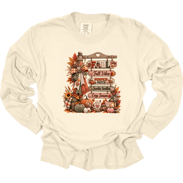 Fall Vibes - Comfort Colors Long Sleeve