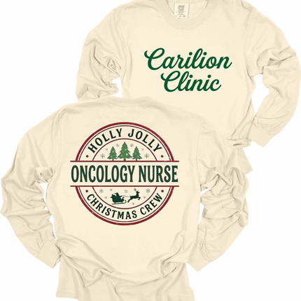 Carilion Clinic Holly Jolly Acute Care Nursing  - Comfort Colors Long Sleeve
