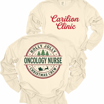 Carilion Clinic Holly Jolly Acute Care Nursing  - Comfort Colors Long Sleeve