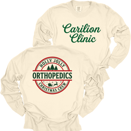 Carilion Clinic Holly Jolly Ortho - Comfort Colors and Tultex Apparel