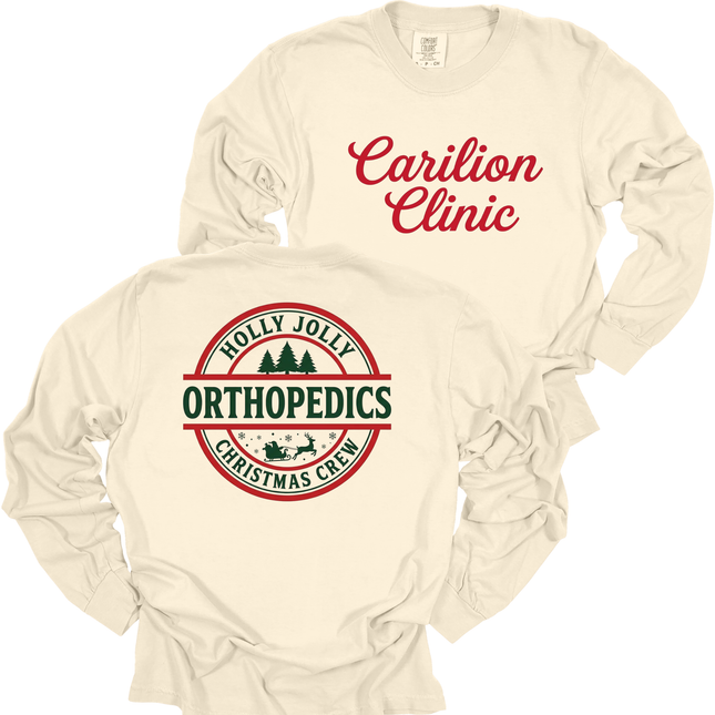 Carilion Clinic Holly Jolly Ortho - Comfort Colors and Tultex Apparel
