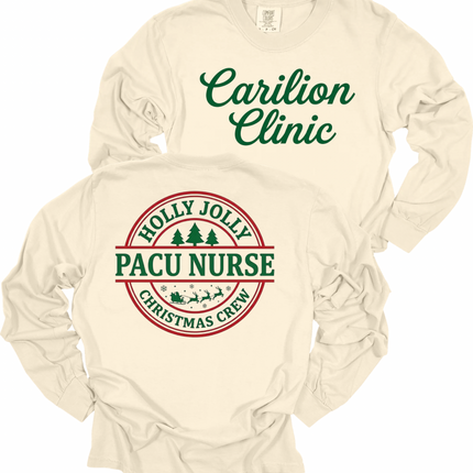 Carilion Clinic Holly Jolly Surgical Services - Comfort Colors Long Sleeve