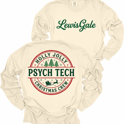 LewisGale Holly Jolly Acute Care Nursing  - Comfort Colors Long Sleeve