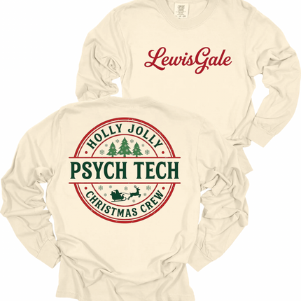 LewisGale Holly Jolly Acute Care Nursing  - Comfort Colors Long Sleeve