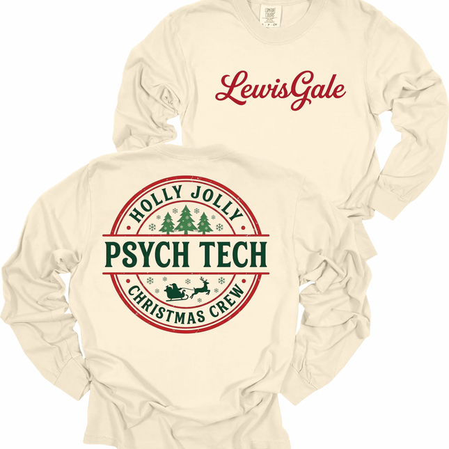 LewisGale Holly Jolly Acute Care Nursing  - Comfort Colors Long Sleeve