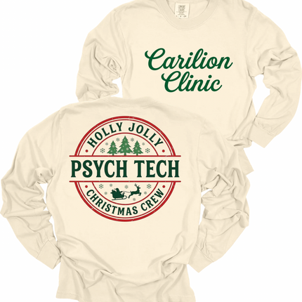 Carilion Clinic Holly Jolly Acute Care Nursing  - Comfort Colors Long Sleeve