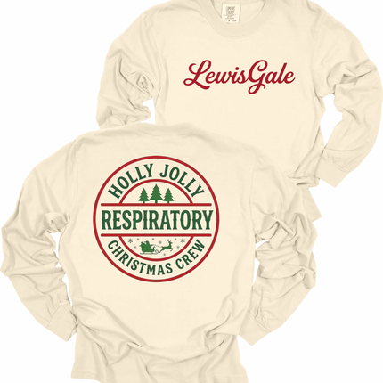 LewisGale Holly Jolly Respiratory - Comfort Colors and Tultex Apparel
