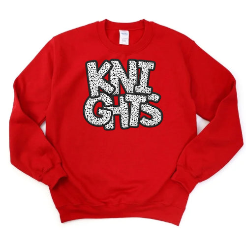 Polka Dot Knights - Gildan Sweatshirt