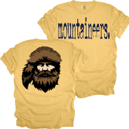 Typewriter Mountaineer with Mountaineer Face - Comfort Colors T-Shirt