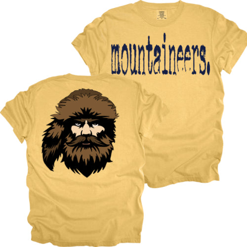 Typewriter Mountaineer with Mountaineer Face - Comfort Colors T-Shirt