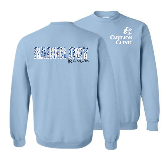 Carilion Clinic Floral Radiology Technician - Gildan Sweatshirts