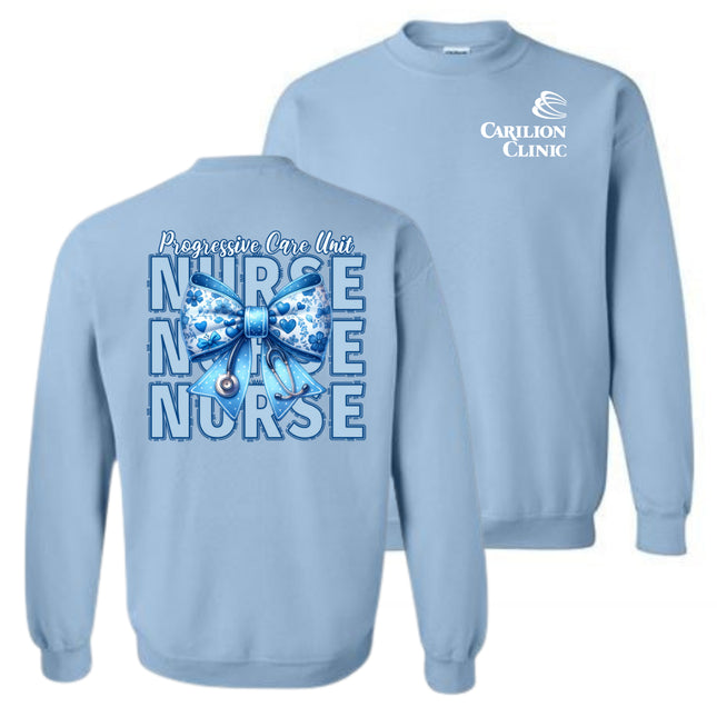Carilion Clinic Nurse with Blue Bow