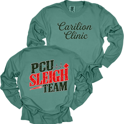 Carilion Clinic Sleigh Teams  - Comfort Colors Long Sleeve