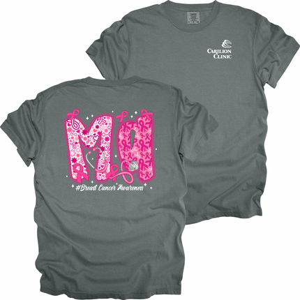 Carilion Clinic  Breast Cancer Lace per Title - Comfort Colors T-Shirt
