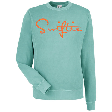 Embroidered SWIFTIE Cursive Writing Sweatshirts