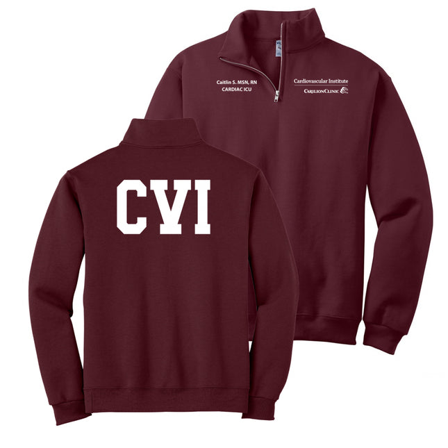 Carilion Clinic Cardiovascular Jerzee Quarter Zip
