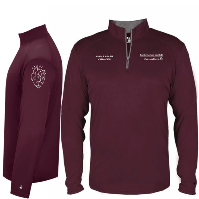 Carilion Clinic CVI Badger Sport Quarter Zip