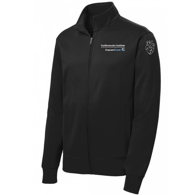 Carilion Clinic Cardiology Embroidered Polyester Full Zip Jacket