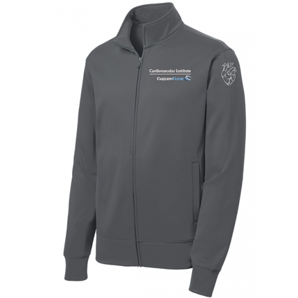 Carilion Clinic Cardiology Embroidered Polyester Full Zip Jacket