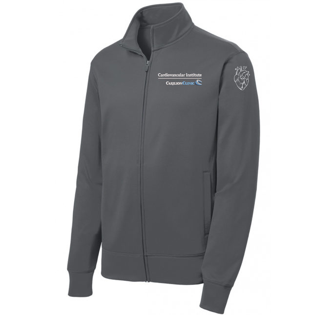 Carilion Clinic Cardiology Embroidered Polyester Full Zip Jacket