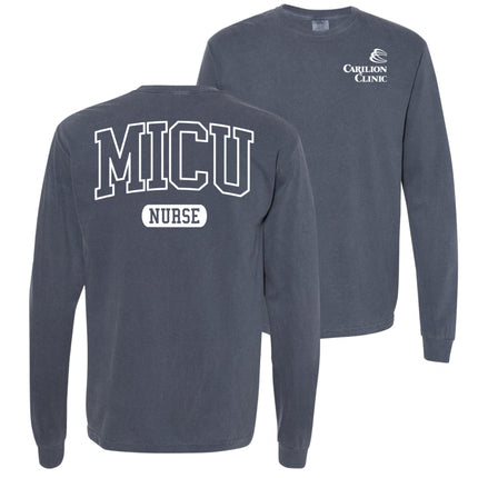 Carilion Clinic MICU Nurse - Comfort Colors Long Sleeve T-Shirt