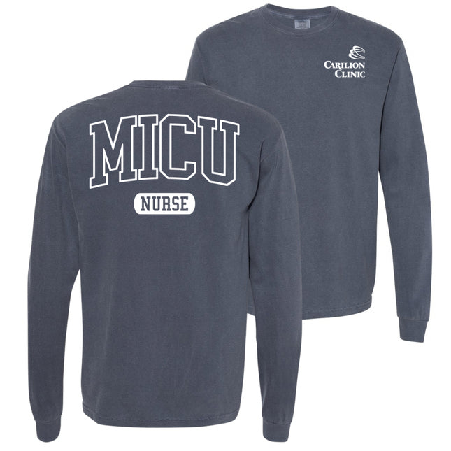 Carilion Clinic MICU Nurse - Comfort Colors Long Sleeve T-Shirt