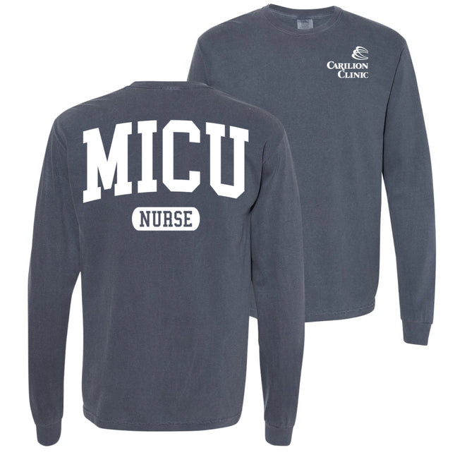 Carilion Clinic MICU Nurse - Comfort Colors Long Sleeve T-Shirt