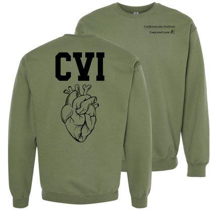Carilion Clinic Apparel with CVI and Heart on Back - Gildan
