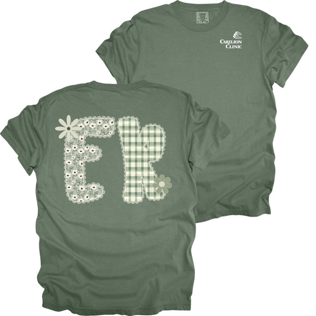 Carilion Clinic Department in Sage Design- Comfort Colors T-Shirt